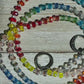 Rainbow Crystals Beaded ID Badge Lanyard / Crossbody Phone Strap / Bag Chain Purse Charm