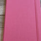 Pink Sparkly Faux Leather Glitter Lined Hardcover Notebook