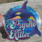 Bespattered Facade Holographic Glitter Psycho Killer Orca Sticker