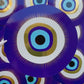 Bespattered Facade Metallic Gold and Blue Evil Eye Sticker