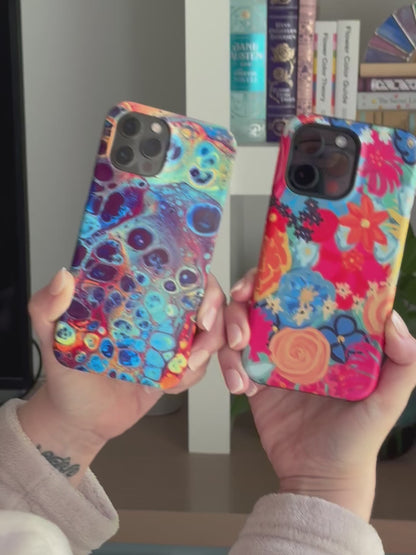 Bespattered Facade Emerald Leopard Snap Case