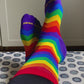 Rainbow Zig Zag Unisex Adult Socks