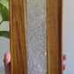 Glitterwhore Opulent Opal Small Rectangular Acacia Wood Tray