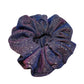 Blue Pink Sparkle Scrunchie