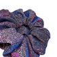 Blue Pink Sparkle Scrunchie