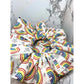 Rainbows and Stars Scrunchie