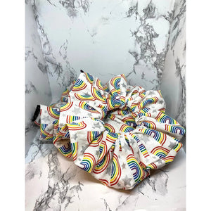 Rainbows and Stars Scrunchie