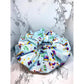 Blue Rainbow Unicorn Scrunchie