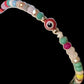 Protection Bracelet - Red String Evil Eye w/ Faceted Beads