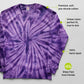 Purple Spider Hand Dyed Long Sleeve