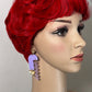 Arch Mobile Earrings in Lilac and Gold
