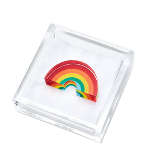 Rainbow Acrylic Cocktail Napkin Holder