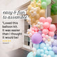 Soft Pastel Rainbow Balloon Garland Kit