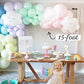 Soft Pastel Rainbow Balloon Garland Kit