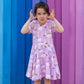 "Rainbow Roadwork" Construction Trucks Super Twirler Dress with Pockets
