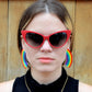 Last Chance! Over It! Rainbow Statement Earrings
