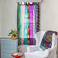 Rainbow Oasis Drapes – Upcycled Boho Curtains