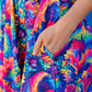 Adult Rainbow Scales Dragons Super Twirler Dress with Pockets