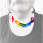 Large Rainbow Link Necklace
