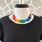 Large Rainbow Link Necklace