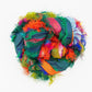 "Nicole's Favorite Ribbon" Recycled Sari Silk "Tibet Jewels"-  Perfect for Crafting, Gift Wrap & More
