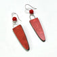 Red Dinette Earrings