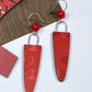 Red Dinette Earrings