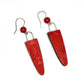 Red Dinette Earrings