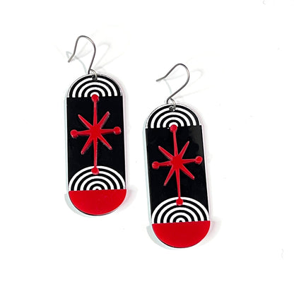 Atomic Starburst Earrings