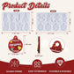 Let's Resin Silicone Mold - Christmas Ornament Holiday Shapes