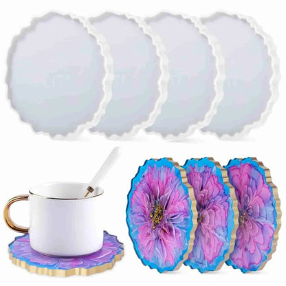 Let's Resin Silicone Mold - Coasters Geode