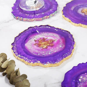 Let's Resin Silicone Mold - Coasters Geode