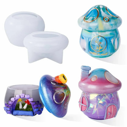 Let's Resin Silicone Mold - Mushroom Jar