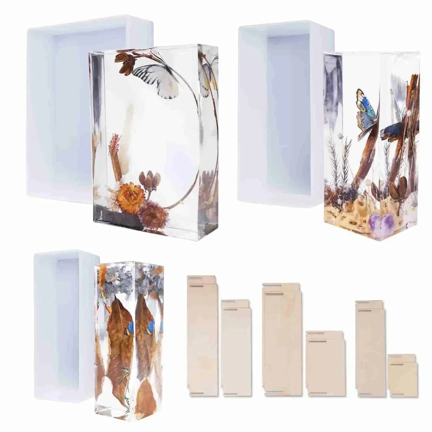 Let's Resin Silicone Mold - Rectangles