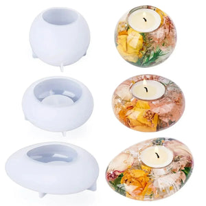 Let's Resin Silicone Mold - Tealight Candle Holders