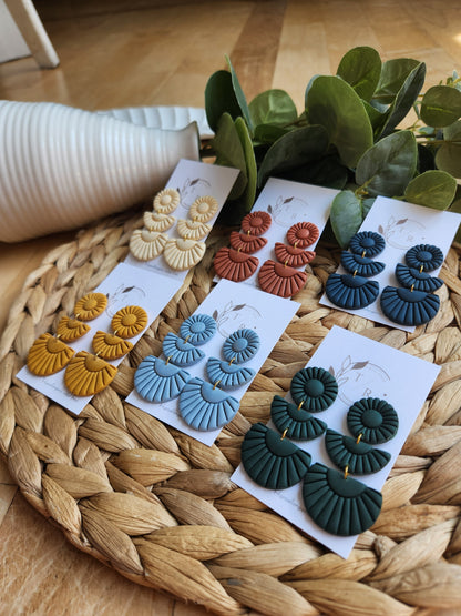 Sylvie|  Clay statement earring