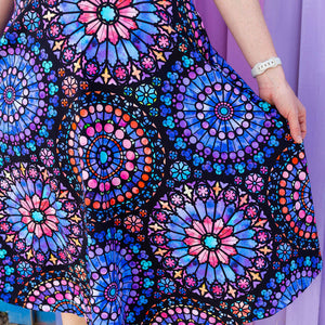 Adult "Windows Upgrade" Stained Glass Skirt With Pockets
