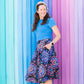 Adult "Windows Upgrade" Stained Glass Skirt With Pockets