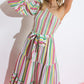 NO MATTER WHERE I GO WOVEN MIDI DRESS