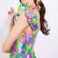 LOVE HAZE WOVEN MIDI DRESS