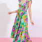 LOVE HAZE WOVEN MIDI DRESS