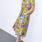 KEEP BLOOMING WOVEN MIDI DRESS