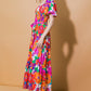 EVERYONE'S DESIRE WOVEN MIDI DRESS