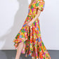 GARDEN OF LIFE WOVEN MIDI DRESS