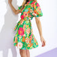 SWING OF THINGS WOVEN MINI DRESS
