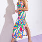 SEEKING SUN PONTI MIDI DRESS