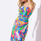 SEEKING SUN PONTI MIDI DRESS