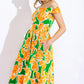 WHERE I WANT TO BE TWILL MIDI DRESS