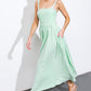 ATTRACTING LOOKS WOVEN MIDI DRESS