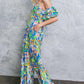 UNSEEN BEAUTY FLORAL WOVEN JUMPSUIT